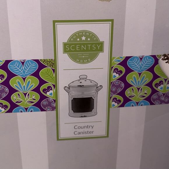COUNTRY CANISTER Scentsy Element warmer MILK JUG Farmhouse Rustic EUC Electric - Picture 5 of 7